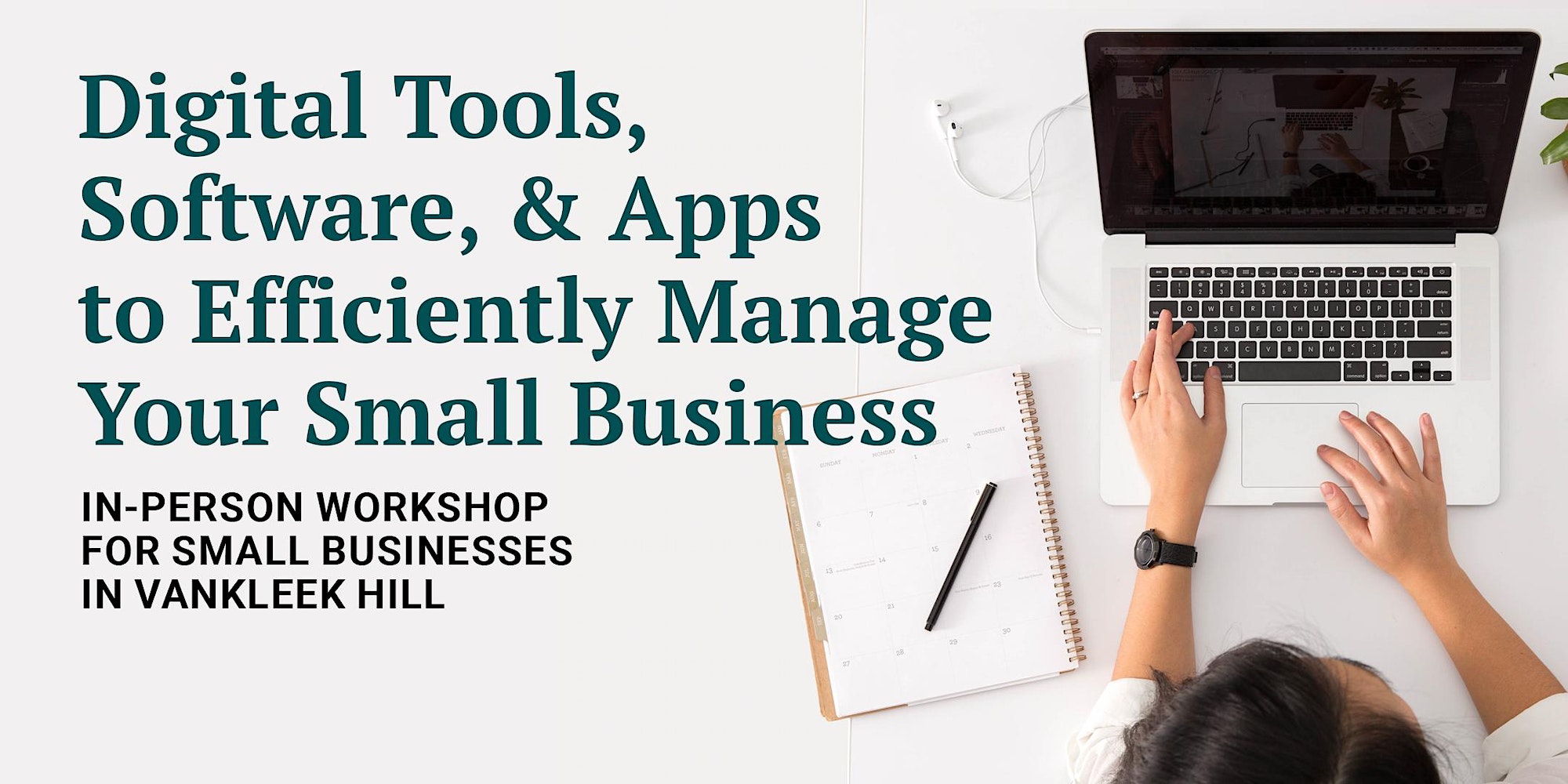 Digital tools, software, & apps to efficiently manage your small business. In-person workshop for small businesses in Vankleek Hill.