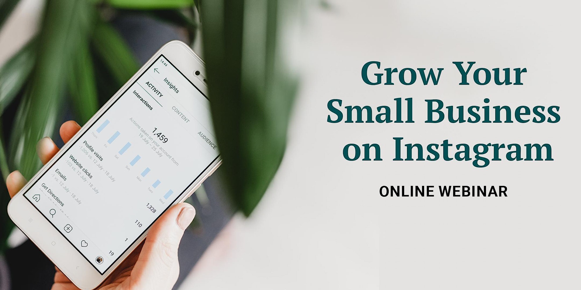 Grow Your Small Business on Instagram: Online Webinar